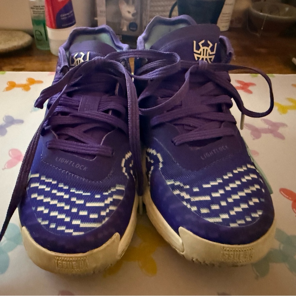 Adidas Kids D.O.N. Issue #4 Basketball Unisex Shoes Purple Rush Sz. 1 Utah Jazz